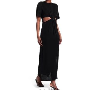 Topshop long cutout dress